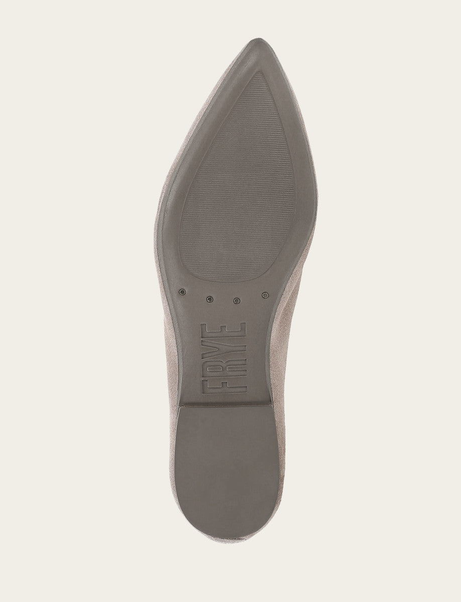 Women's Taupe Heather Ballet Flats