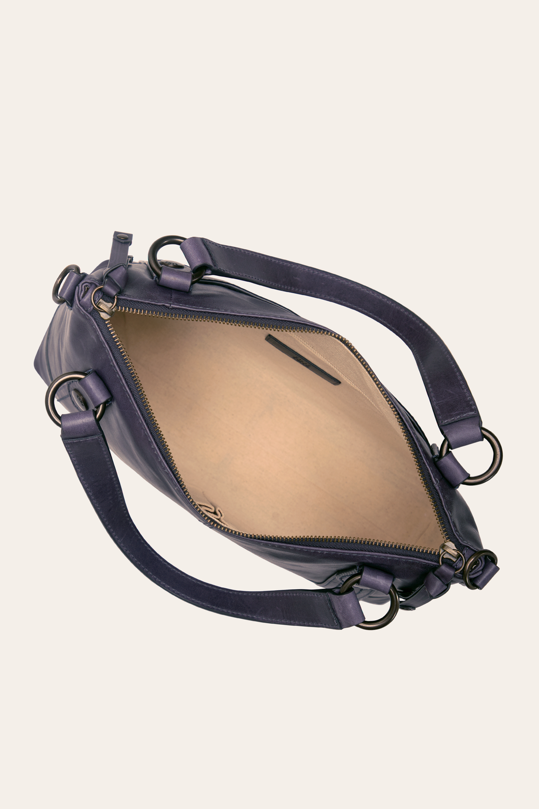 Melissa Eggplant Medium Satchel