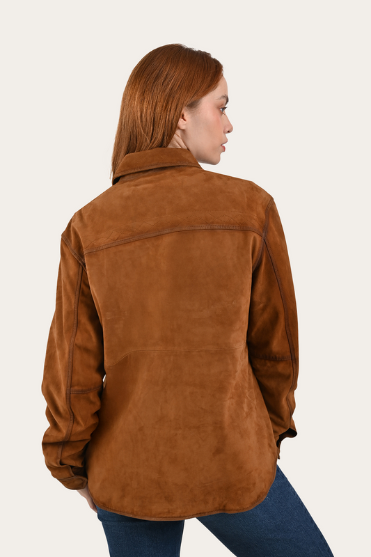 Light Brown Avett Overshirt Jacket