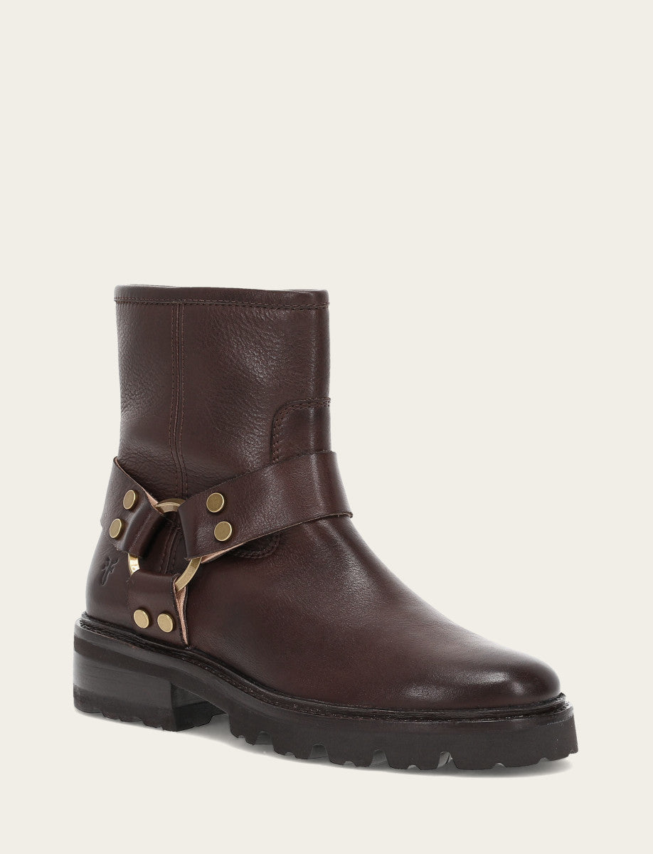 Women's Chocolate Olivia Harness Short Booties