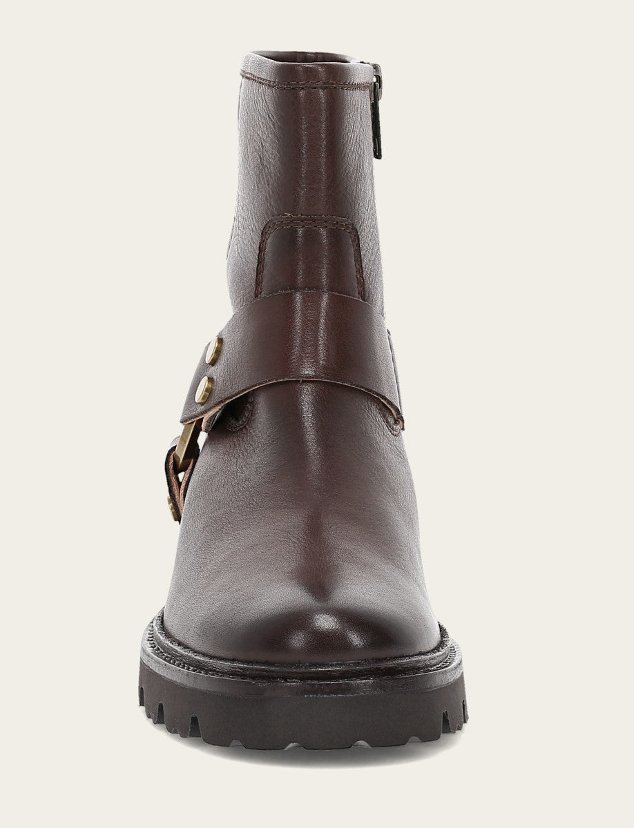 Women's Chocolate Olivia Harness Short Booties