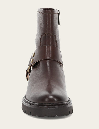 Women's Chocolate Olivia Harness Short Booties