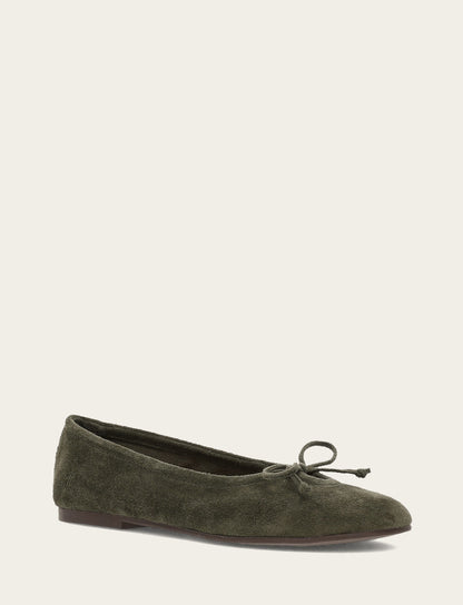 Women's Dark Olive Emma Ballet Shoe