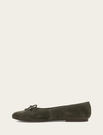 Women's Dark Olive Emma Ballet Shoe