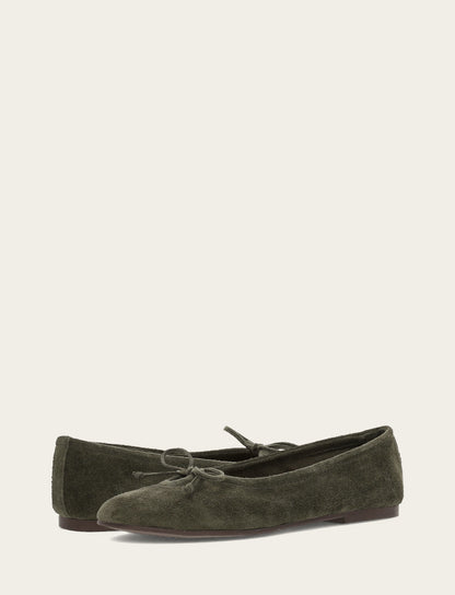 Women's Dark Olive Emma Ballet Shoe