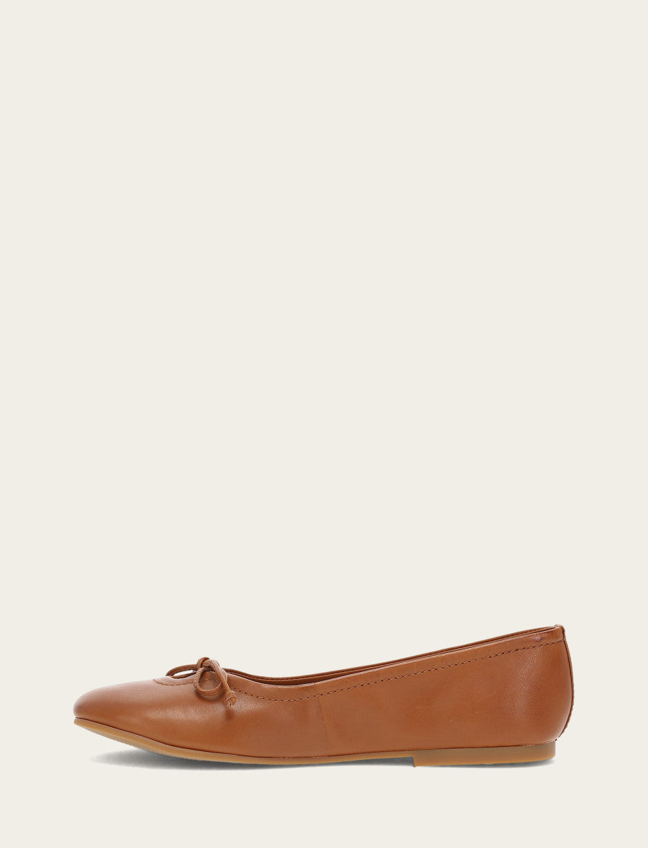 Women's Dark Latte Emma Ballet Flats
