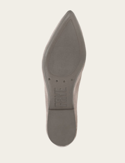 Women's Taupe Heather Ballet Flats