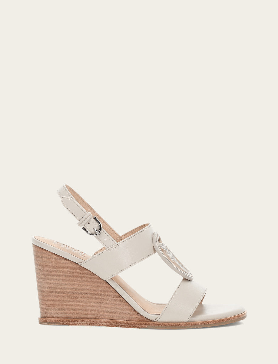 Women's Ivory Rachel Logo Sandals