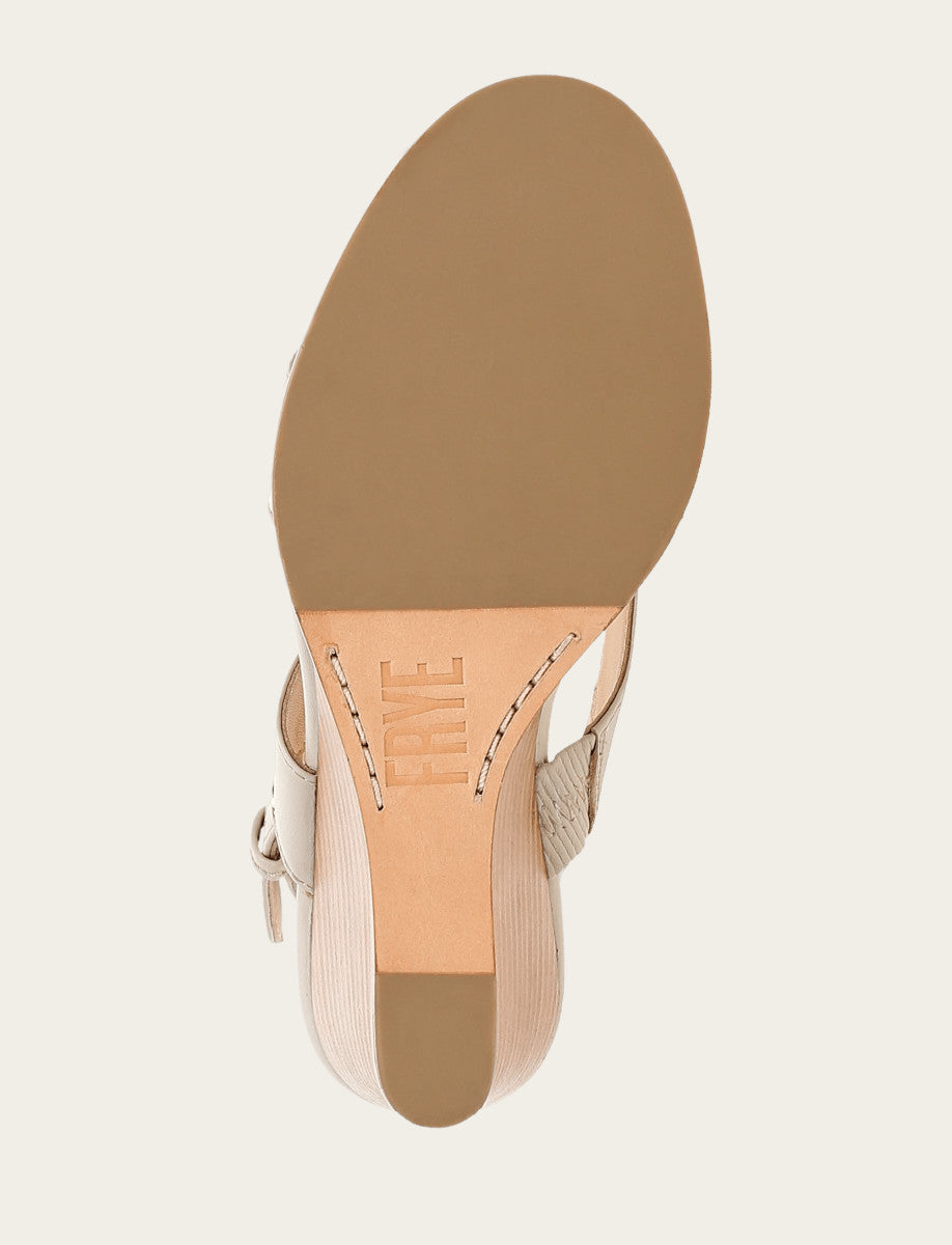 Women's Ivory Rachel Logo Sandals