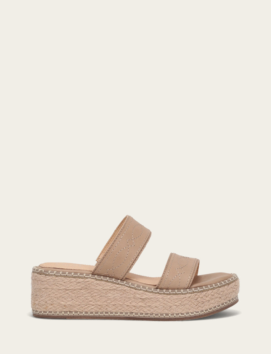 Women's Clay Joy Woodstock 2 Band Platform Slide Sandals