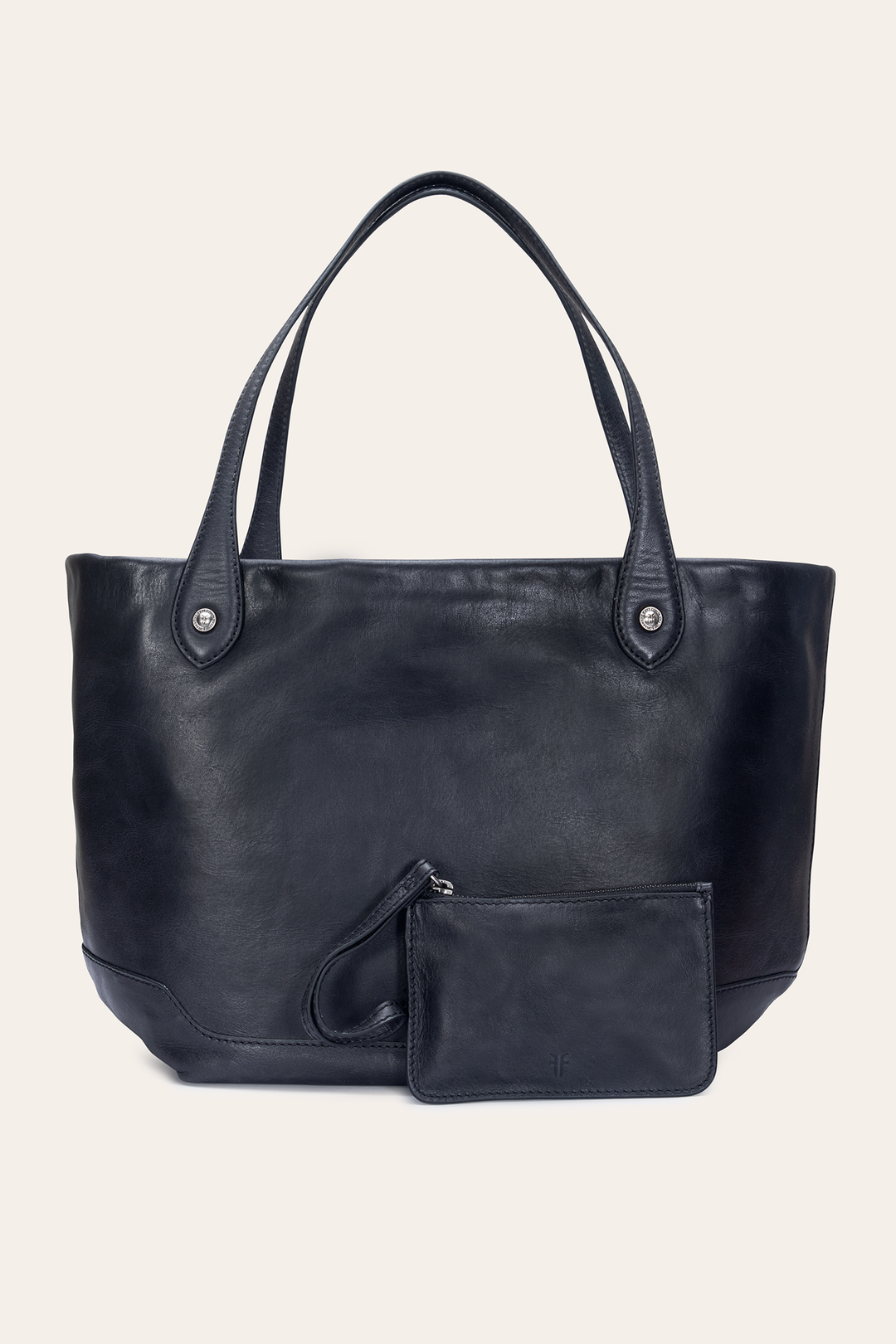 Kenzie Unlined Black Tote