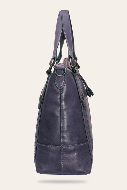 Melissa Eggplant Medium Satchel