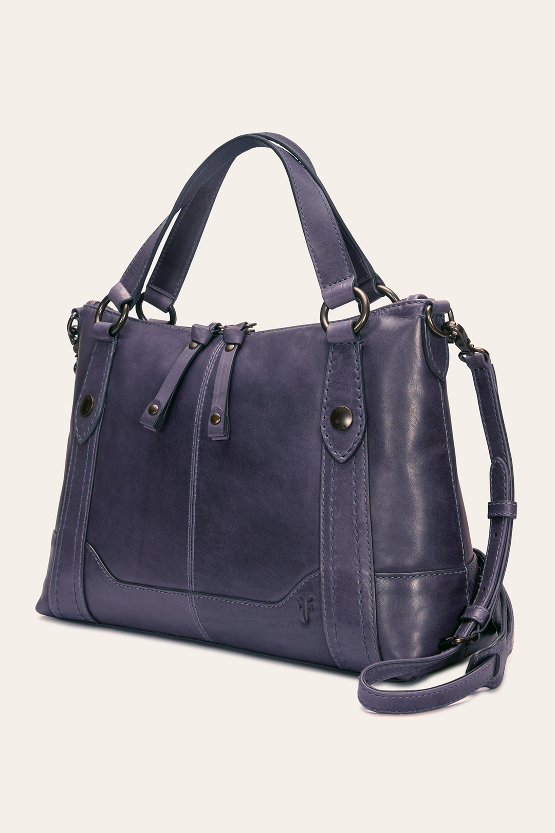 Melissa Eggplant Medium Satchel