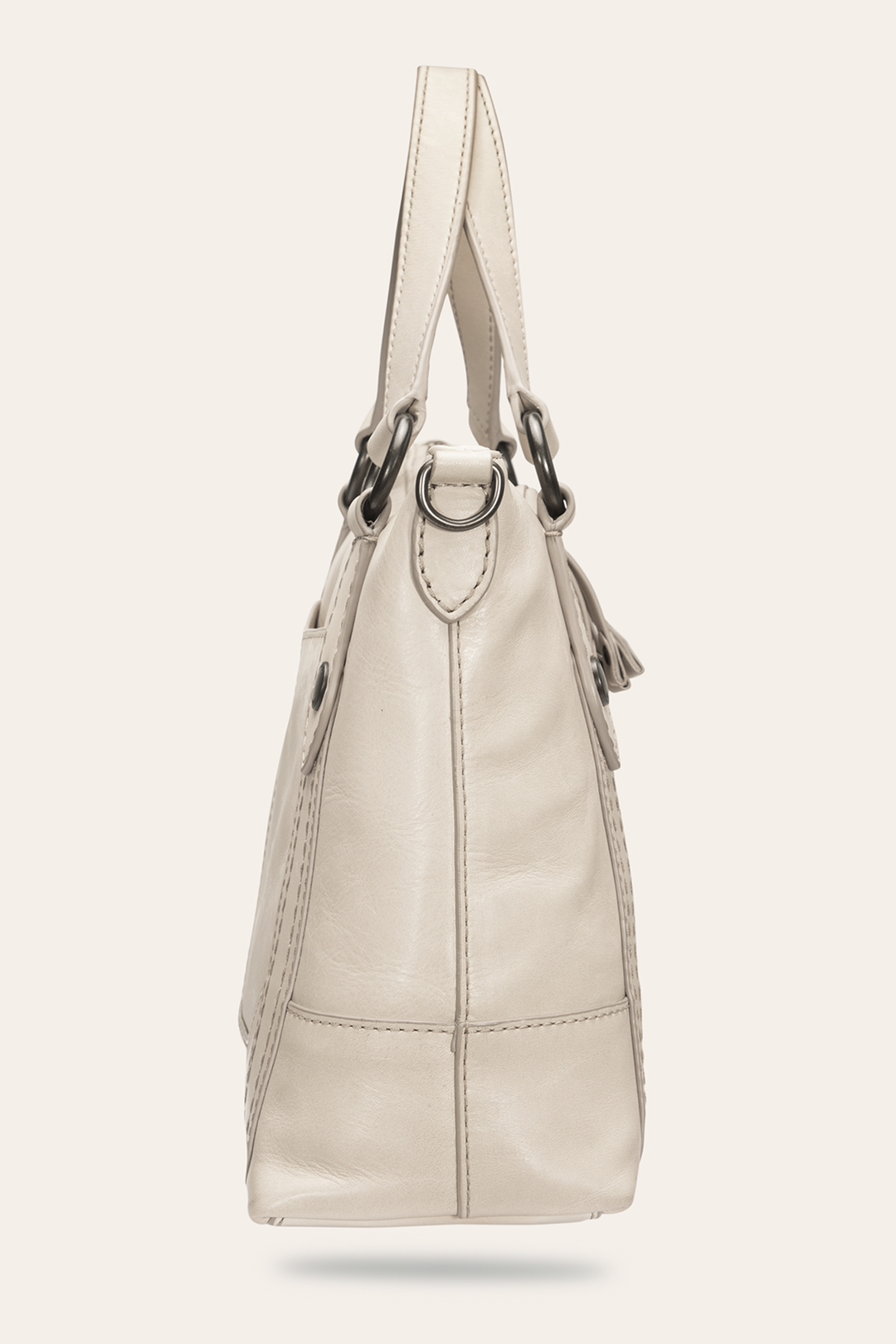 Melissa Nude Medium Satchel