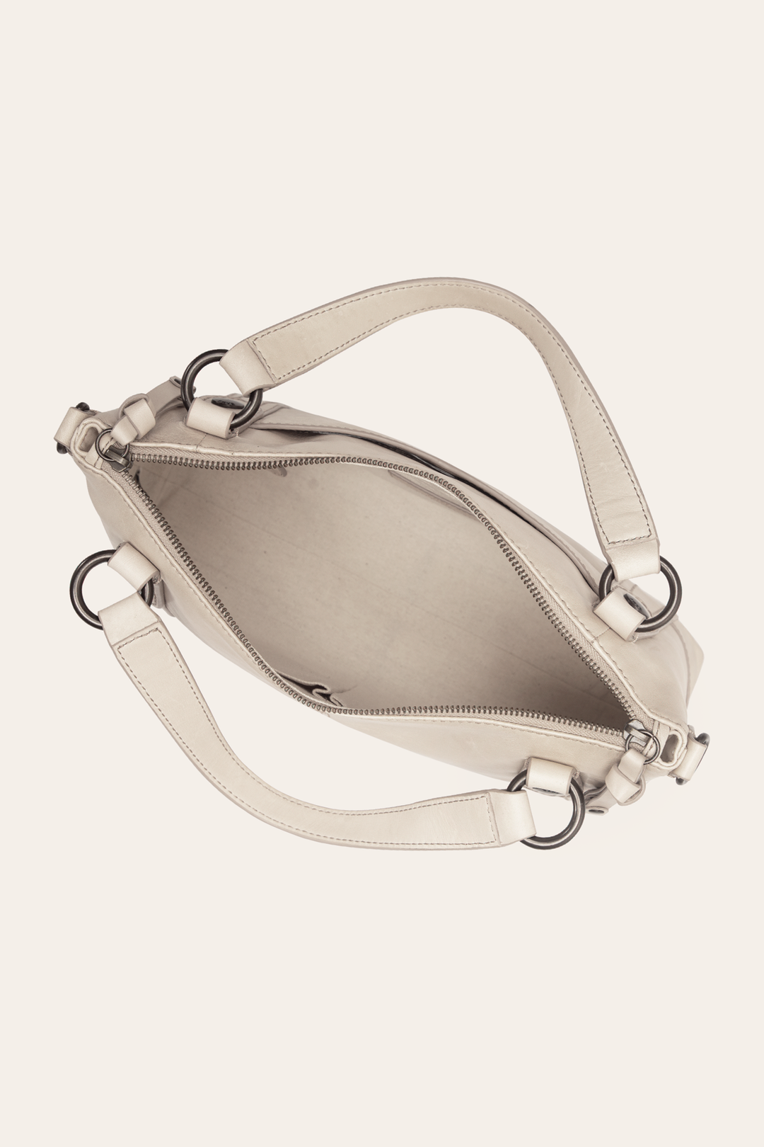 Melissa Nude Medium Satchel