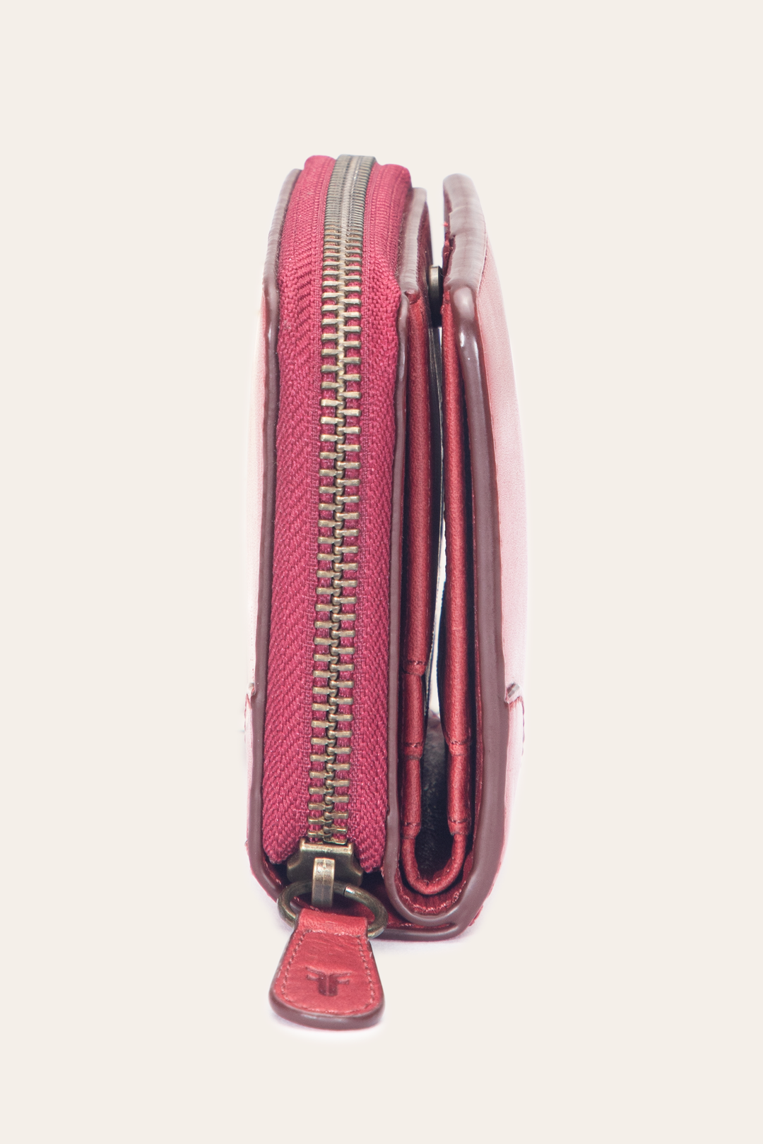 Melissa Burgundy Small Zip Around
