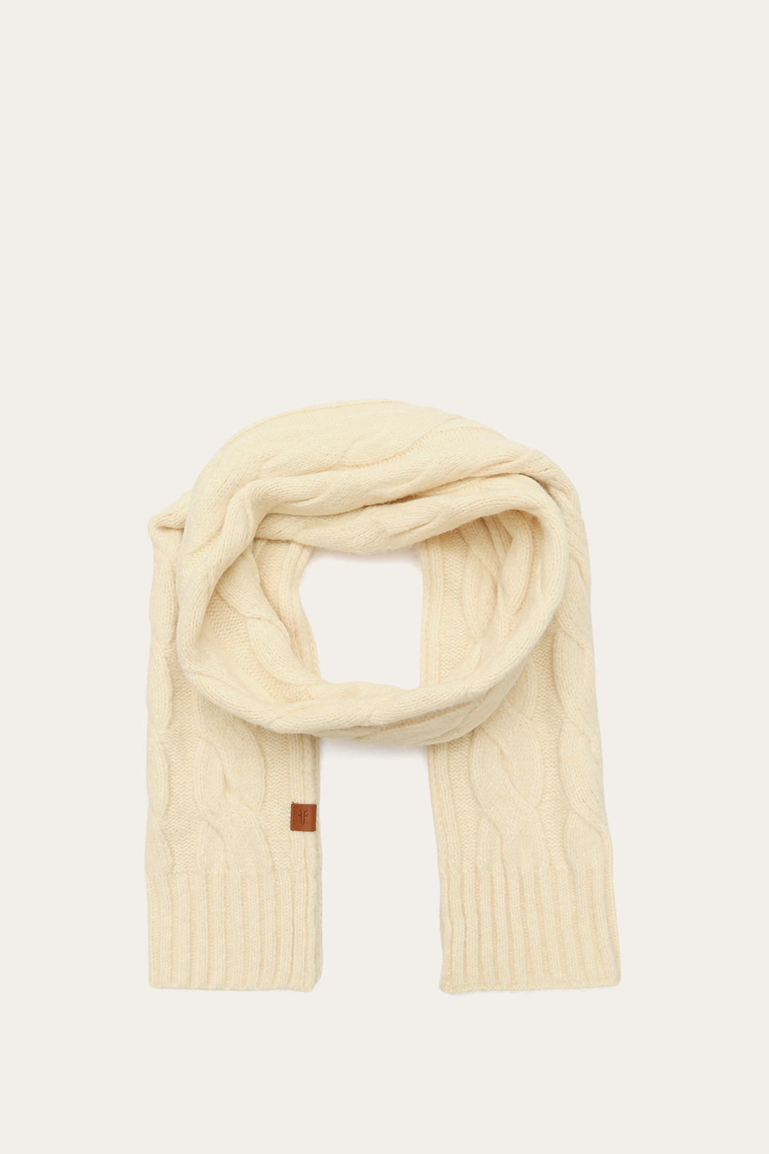 Birch Wide Cable Scarf
