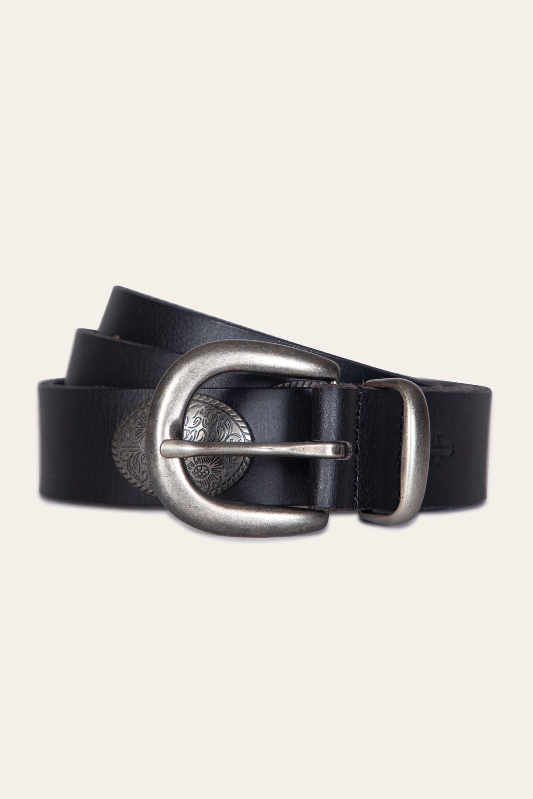 Women’s Black 30mm Concho Belt