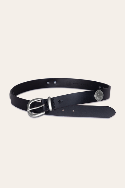 Women’s Black 30mm Concho Belt