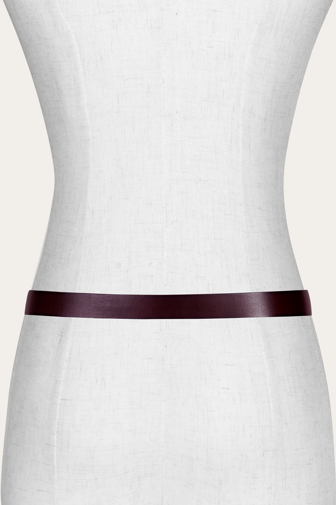 Women’s Tan 25mm Belt With Metal Loop