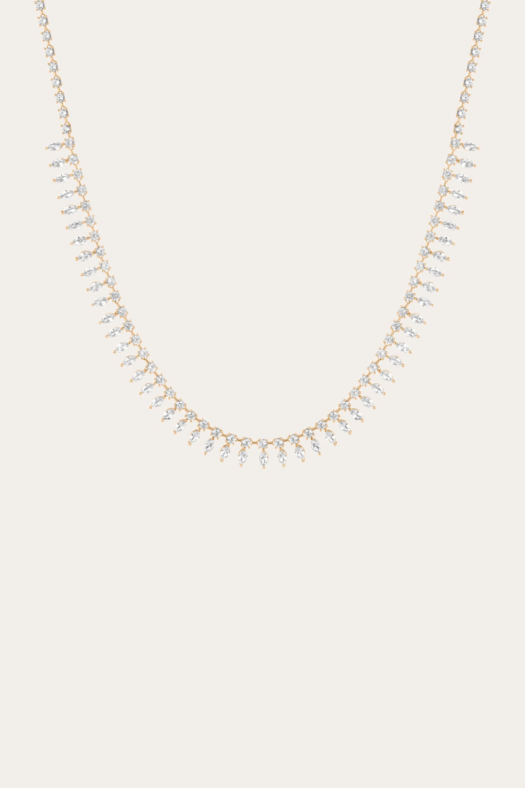 Women’s Marquise Fringe Necklace | Aurate x The Frye Company