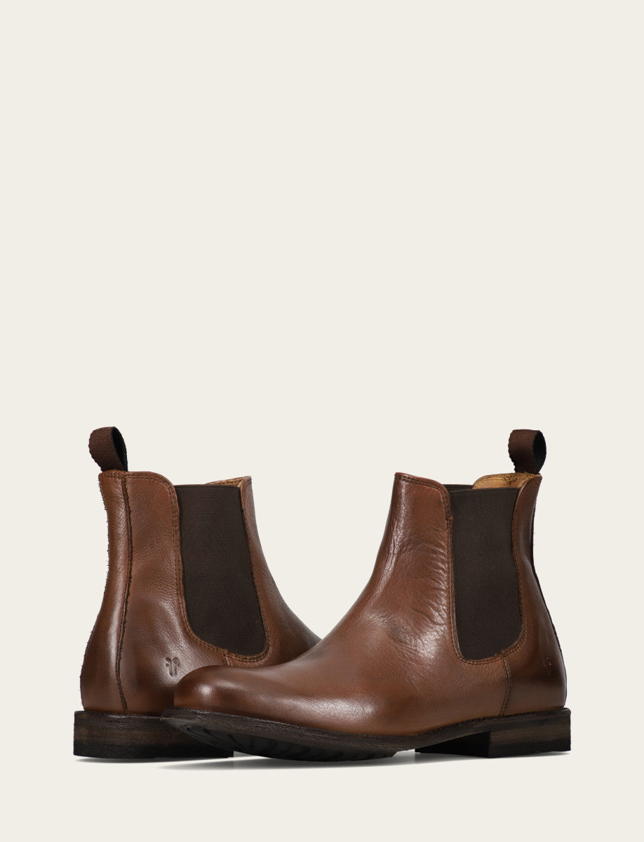 Men's Cognac Tyler Flex Chelsea Boots
